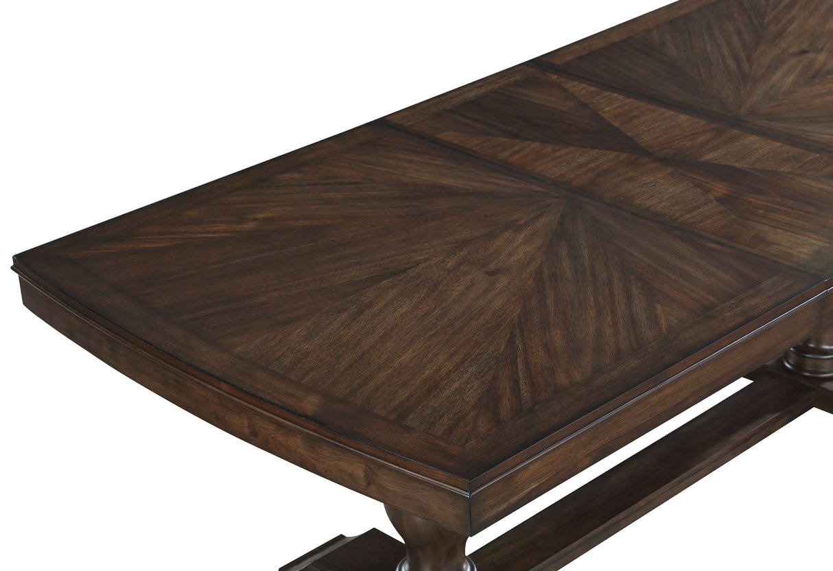 Tarin Brown Extendable Dining Table -  Crown Mark - Luna Furniture