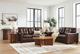 Santorine Dark Brown Living Room Set from Ashley - Luna Furniture