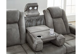 Next-Gen DuraPella Slate Power Reclining Sofa and Loveseat -  Ashley - Luna Furniture