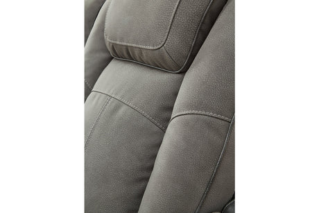 Next-Gen DuraPella Slate Power Reclining Sofa, Loveseat and Recliner -  Ashley - Luna Furniture