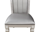 Klina Silver Champagne Dining Chair, Set of 2 -  Crown Mark - Luna Furniture