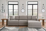 Katany Shadow 3-Piece RAF Chaise Sectional -  Ashley - Luna Furniture