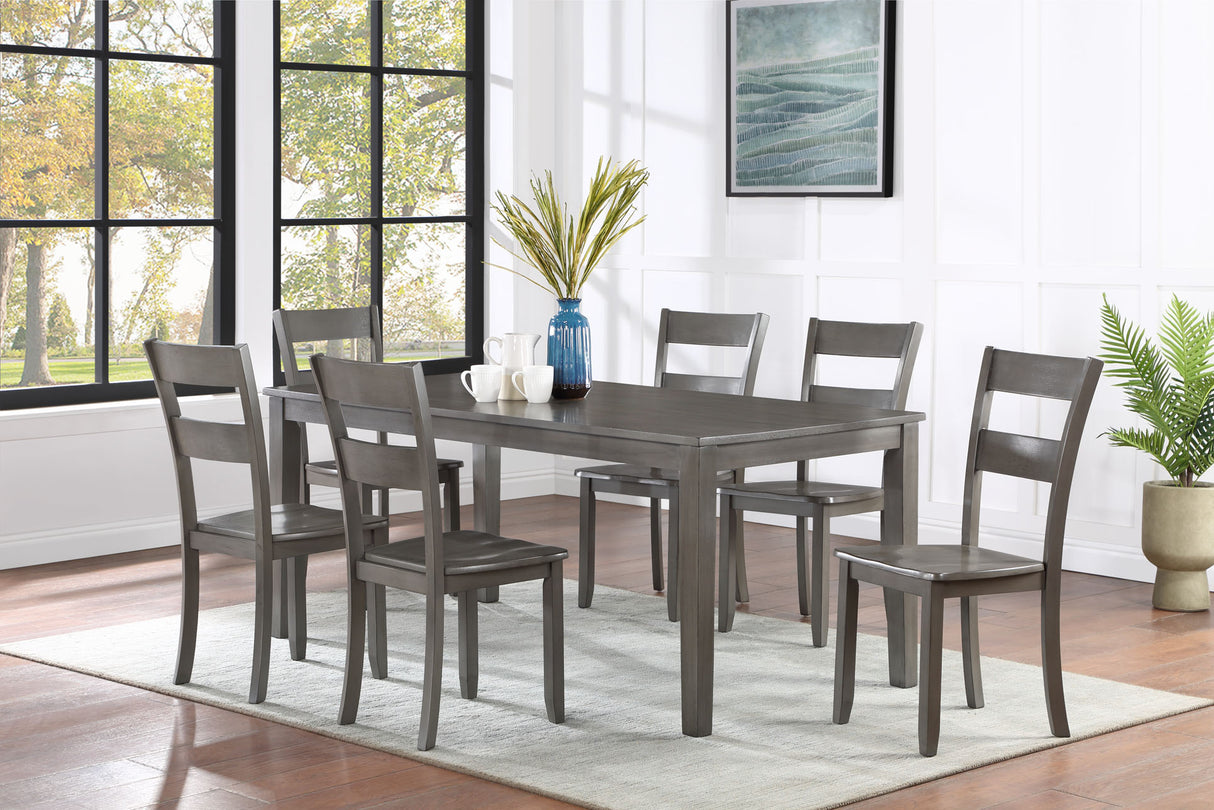 Ryan Gray Dining Table -  Crown Mark - Luna Furniture