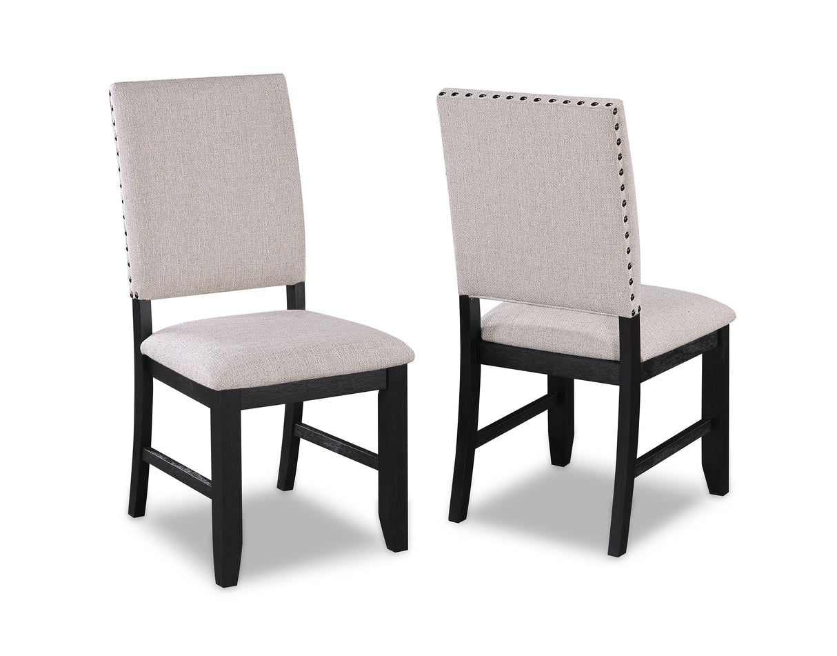 Regent Charcoal Black Dining Set -  Crown Mark - Luna Furniture