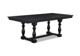 Regent Charcoal Black Dining Table -  Crown Mark - Luna Furniture