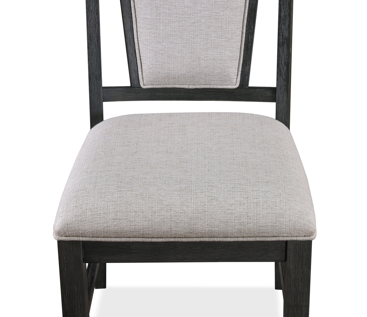 Stevens Charcoal Black/Light Gray Dining Chair, Set of 2 -  Crown Mark - Luna Furniture