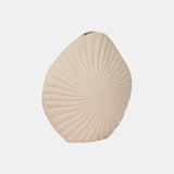 23" White Sand Shell Vase, White from Sagebrook Home - Luna Furniture