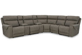 Starbot Fossil 7-Piece Power Reclining Sectional -  Ashley - Luna Furniture