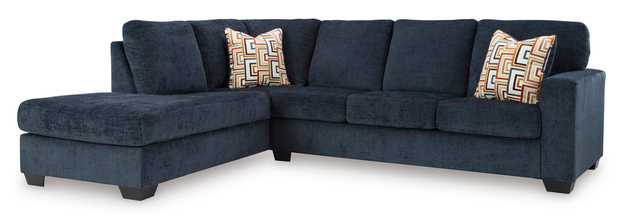 Aviemore Ink 2-Piece LAF Chaise Sectional from Ashley - Luna Furniture