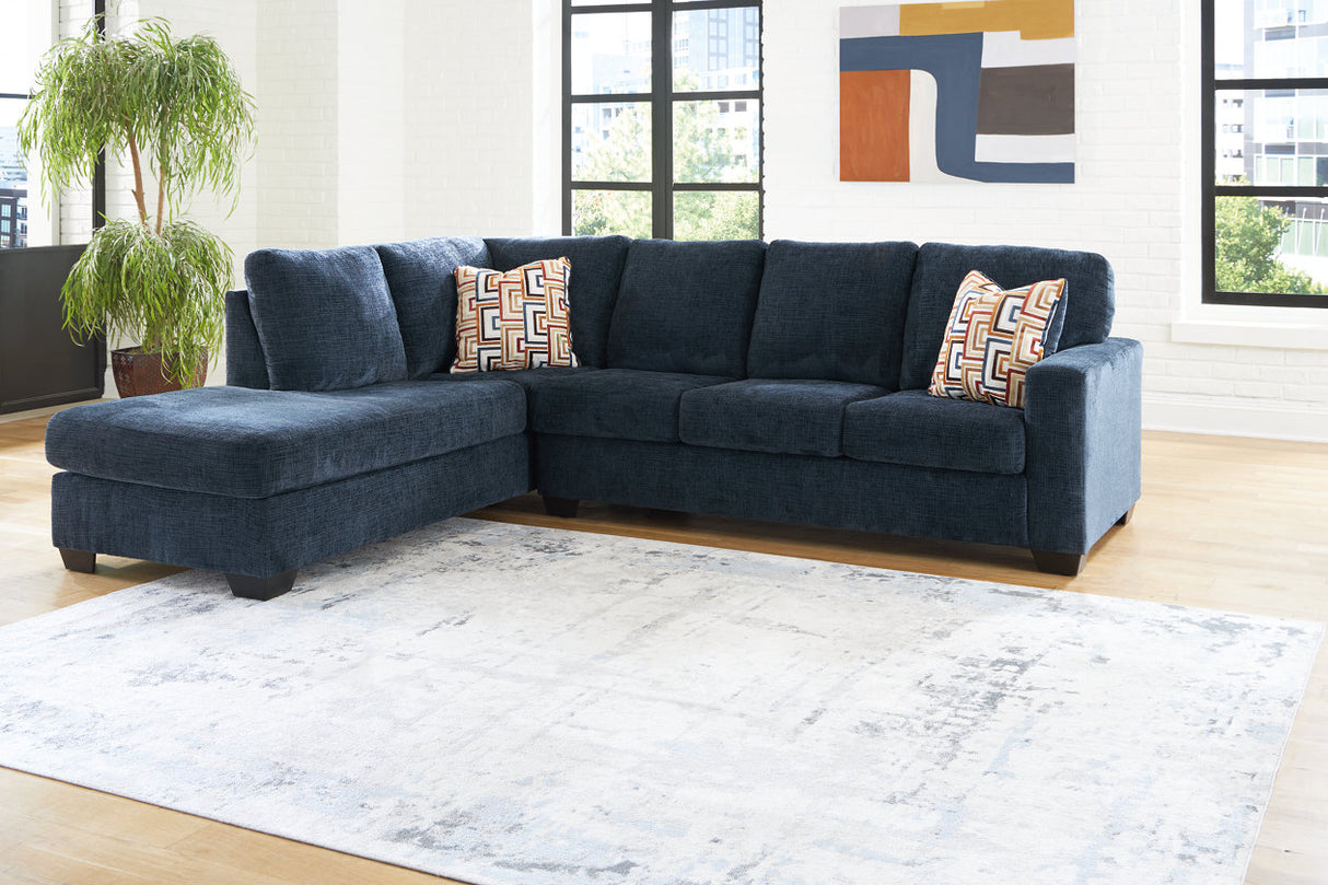 Aviemore Ink 2-Piece Sectional with Chaise -  Ashley - Luna Furniture