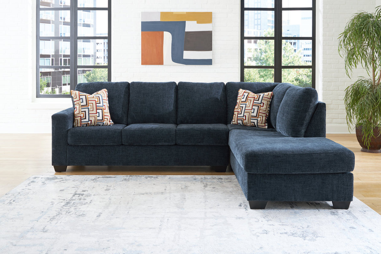 Aviemore Ink 2-Piece Sectional with Chaise -  Ashley - Luna Furniture