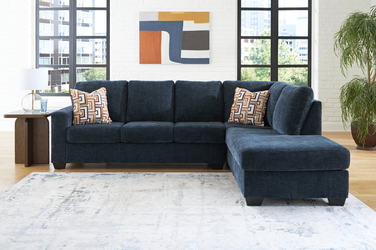 Aviemore Ink 2-Piece Sectional with Chaise -  Ashley - Luna Furniture