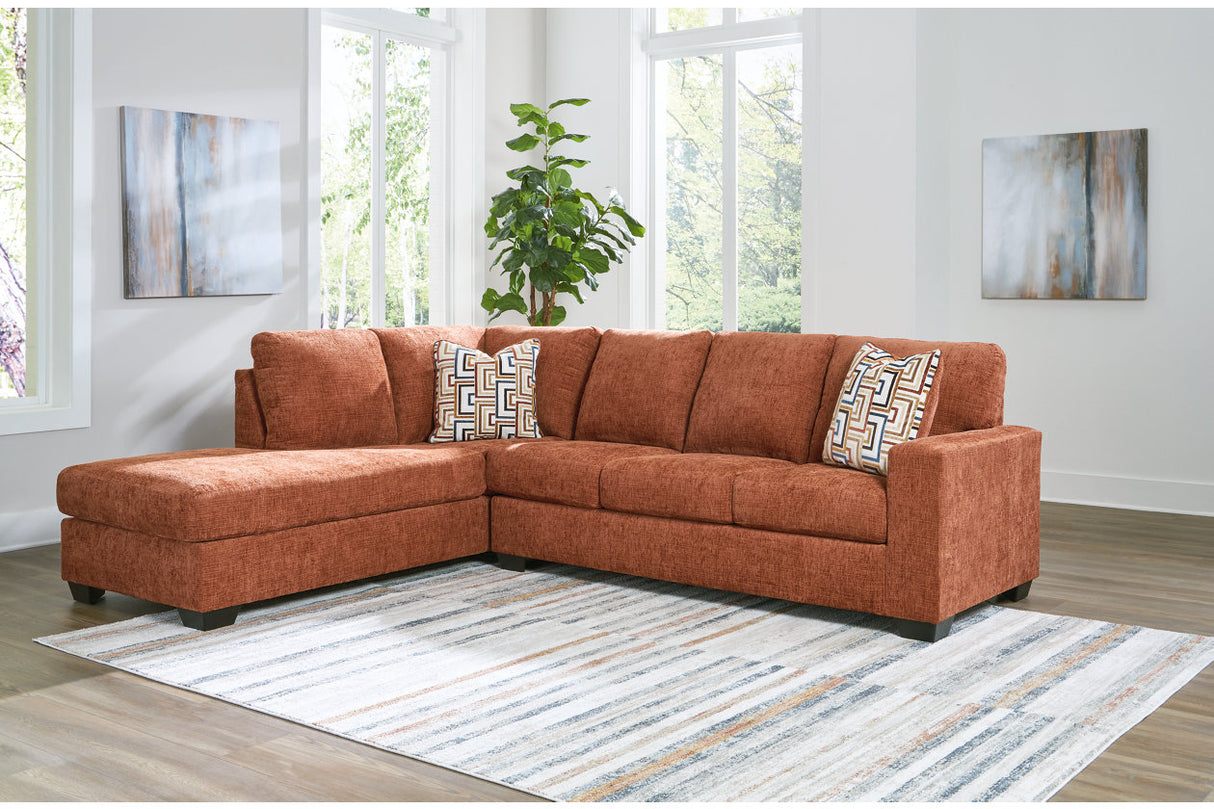 Aviemore Spice 2-Piece Sectional with Chaise -  Ashley - Luna Furniture