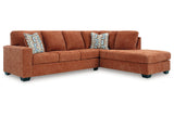 Aviemore Spice 2-Piece Sectional with Chaise -  Ashley - Luna Furniture