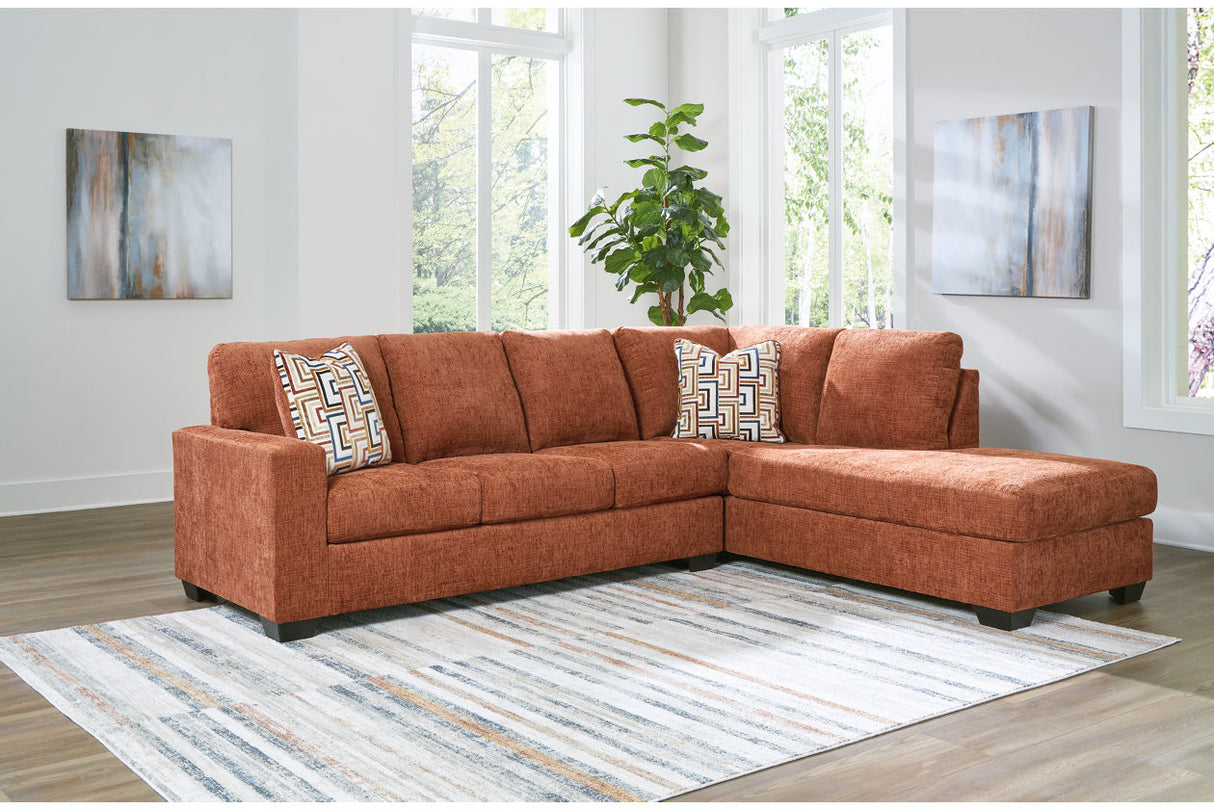 Aviemore Spice 2-Piece Sectional with Chaise -  Ashley - Luna Furniture