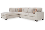 Aviemore Stone 2-Piece Sectional with Chaise -  Ashley - Luna Furniture