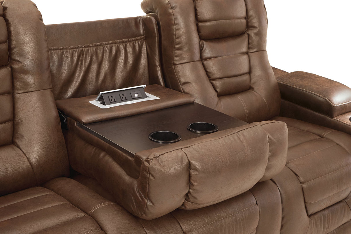 Owner's Box Thyme Power Reclining Sofa and Loveseat from Ashley - Luna Furniture