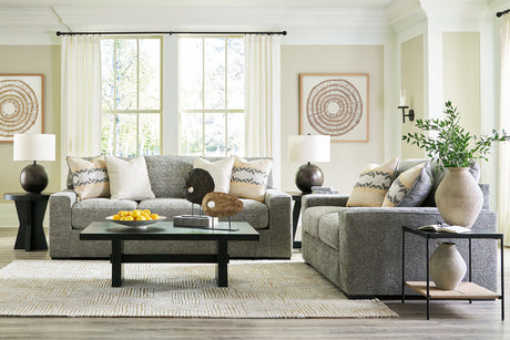 Dunmor Graphite Living Room Set -  Ashley - Luna Furniture