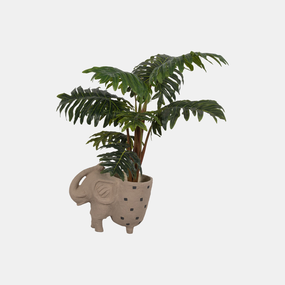 25" Paper Mache Elephant Planter, Ivory from Sagebrook Home - Luna Furniture