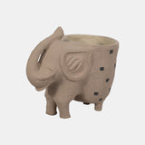 25" Paper Mache Elephant Planter, Ivory from Sagebrook Home - Luna Furniture