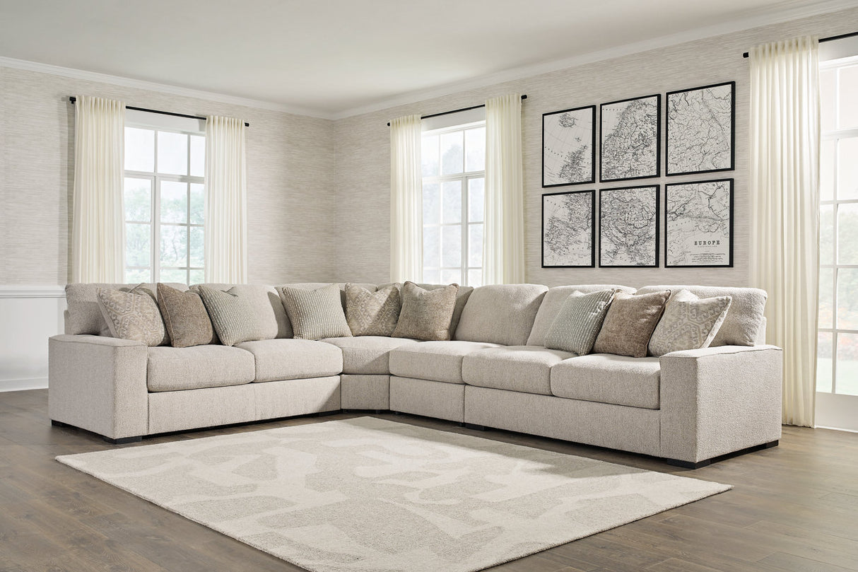 Ballyton Sand 4-Piece Sectional -  Ashley - Luna Furniture