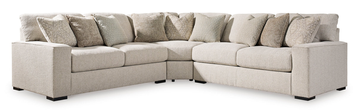 Ballyton Sand 3-Piece Sectional -  Ashley - Luna Furniture