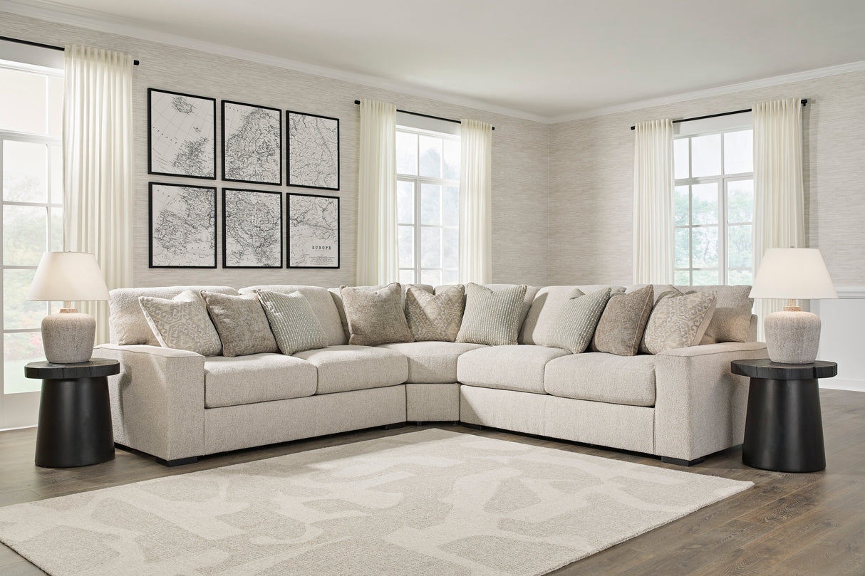 Ballyton Sand 3-Piece Sectional -  Ashley - Luna Furniture