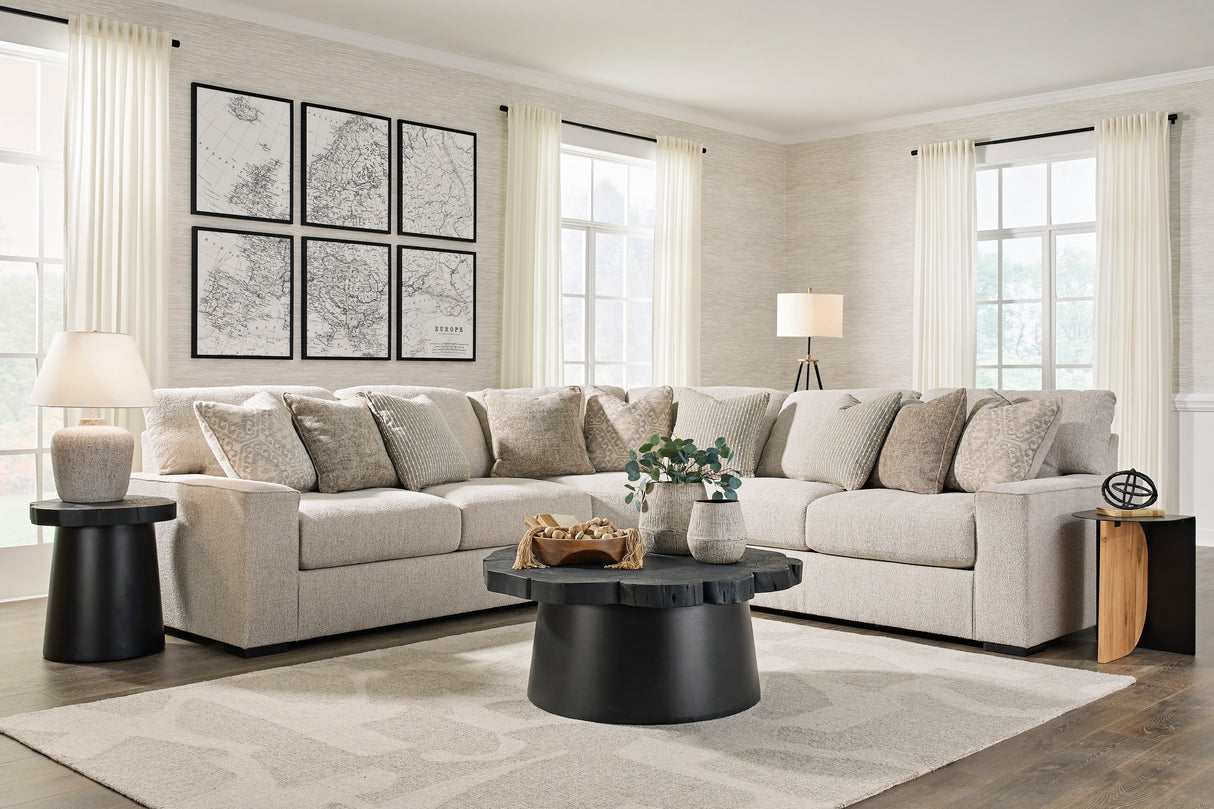 Ballyton Sand 3-Piece Sectional -  Ashley - Luna Furniture