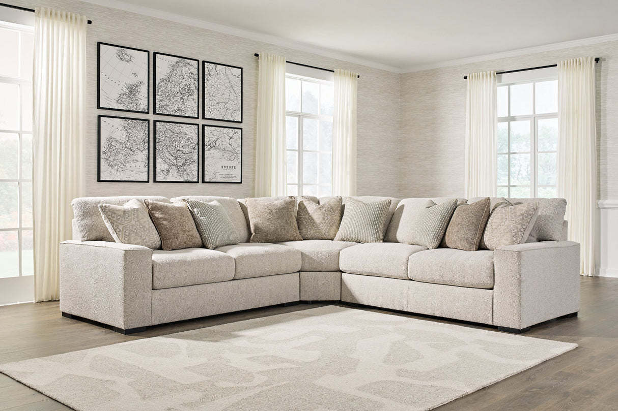 Ballyton Sand 3-Piece Sectional -  Ashley - Luna Furniture