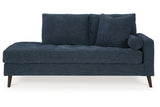 Bixler Navy Sofa and Chaise -  Ashley - Luna Furniture