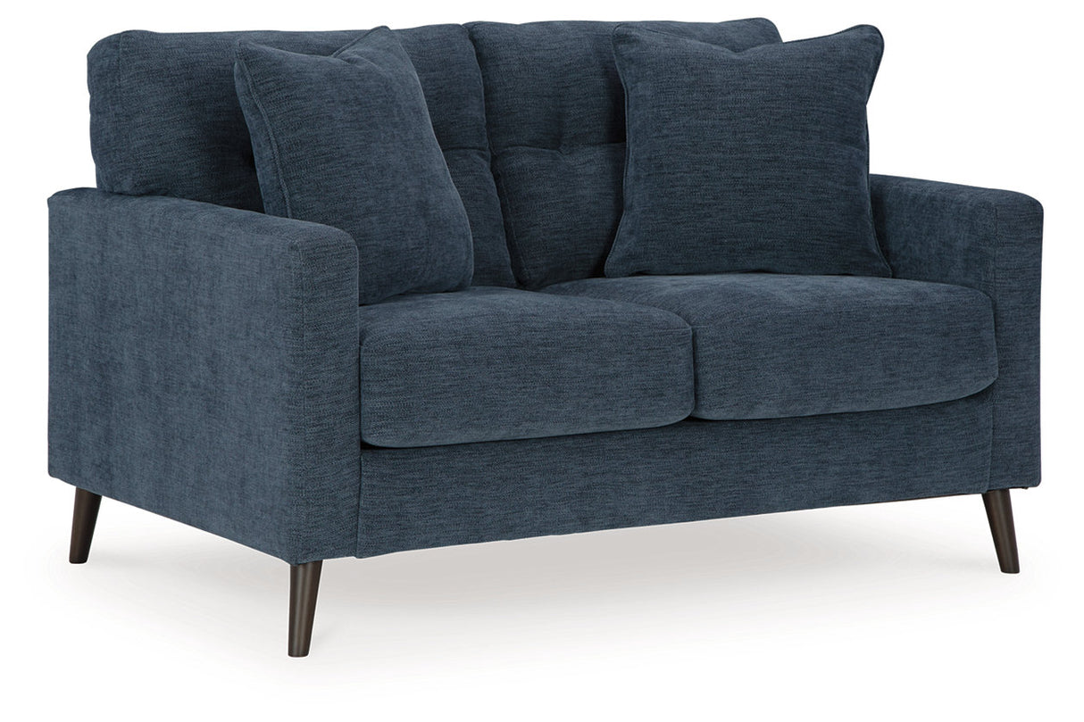 Bixler Navy Sofa, Loveseat and Chair -  Ashley - Luna Furniture