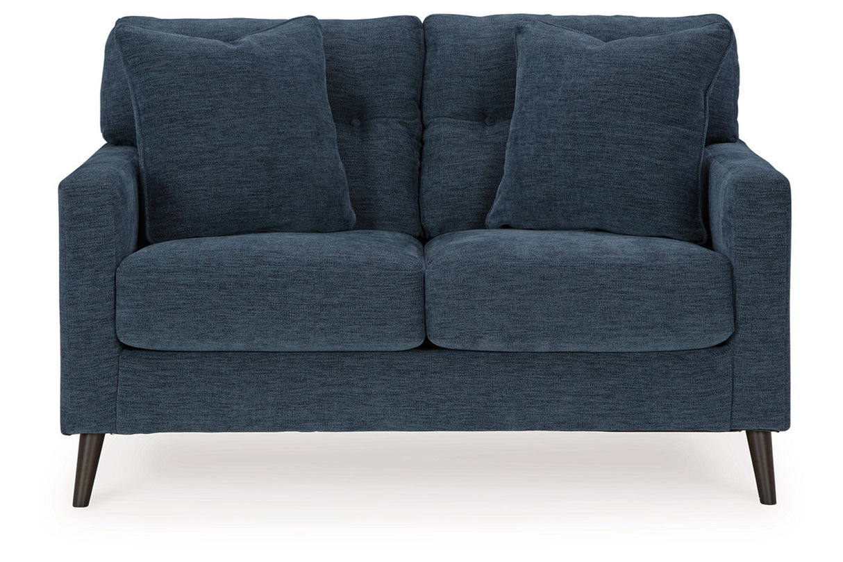 Bixler Navy Sofa, Loveseat and Chair -  Ashley - Luna Furniture