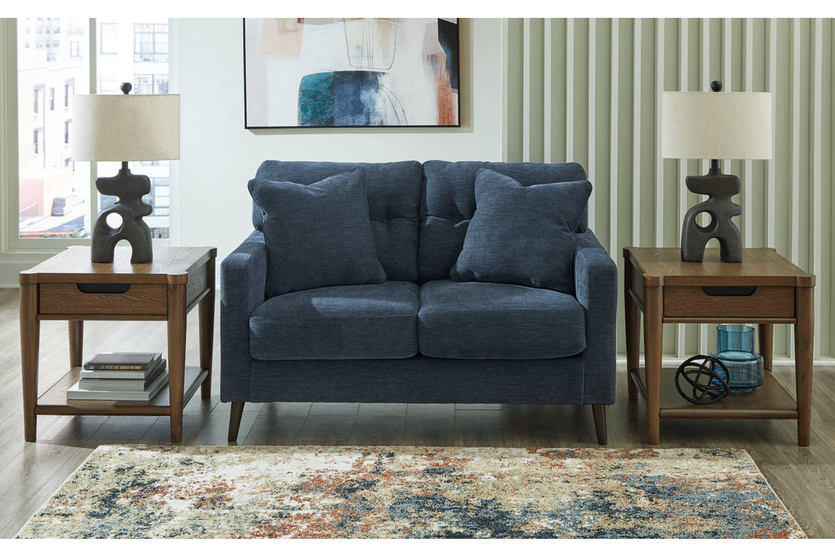 Bixler Navy Sofa, Loveseat and Chair -  Ashley - Luna Furniture