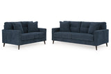 Bixler Navy Living Room Set -  Ashley - Luna Furniture