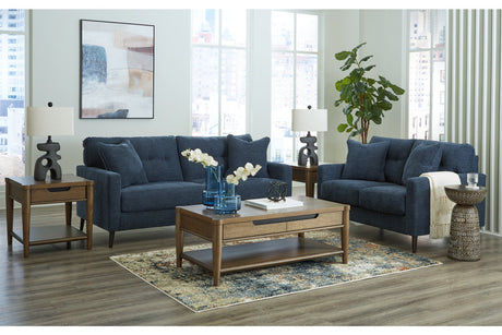 Bixler Navy Living Room Set -  Ashley - Luna Furniture