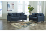 Bixler Navy Sofa, Loveseat and Chair -  Ashley - Luna Furniture