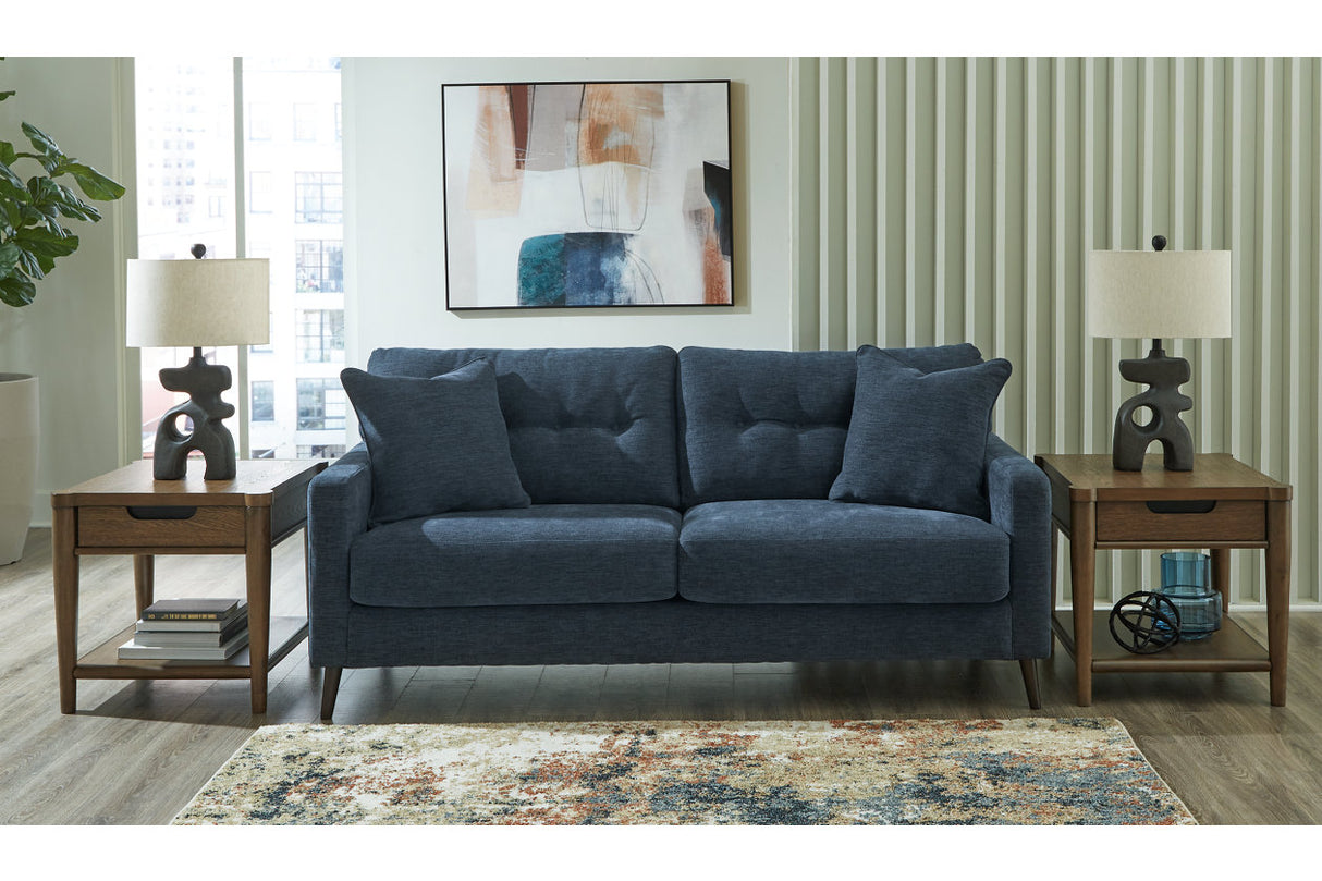 Bixler Navy Sofa and Chaise -  Ashley - Luna Furniture