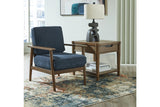 Bixler Navy Sofa, Loveseat and Chair -  Ashley - Luna Furniture