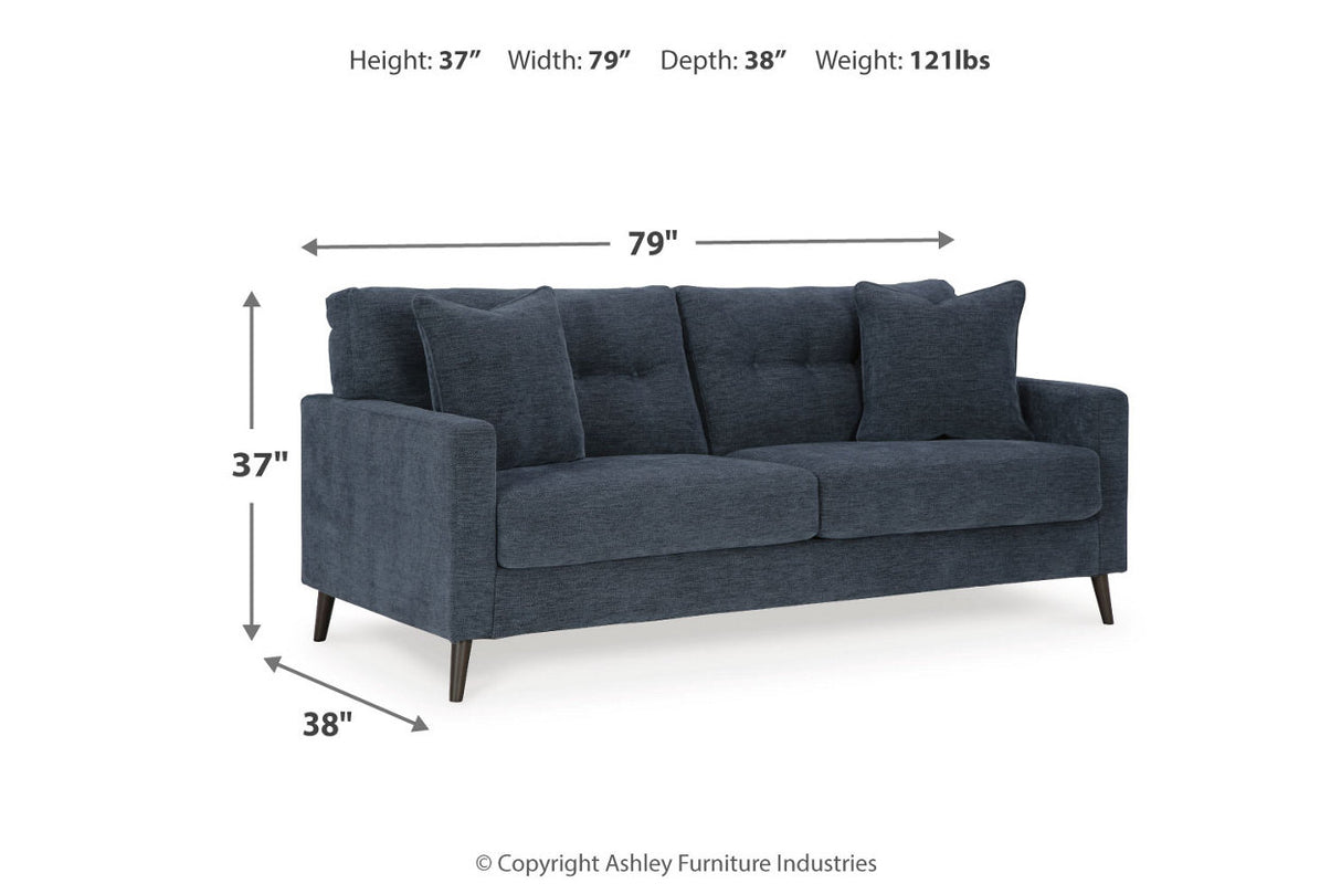 Bixler Navy Sofa, Loveseat and Chair -  Ashley - Luna Furniture