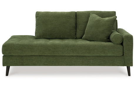 Bixler Olive Sofa and Chaise -  Ashley - Luna Furniture