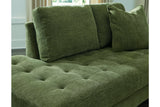 Bixler Olive Sofa and Chaise -  Ashley - Luna Furniture