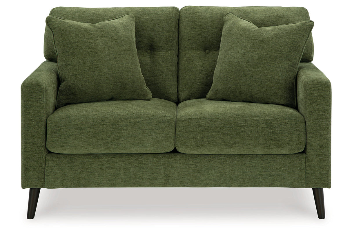 Bixler Olive Sofa, Loveseat and Chair -  Ashley - Luna Furniture