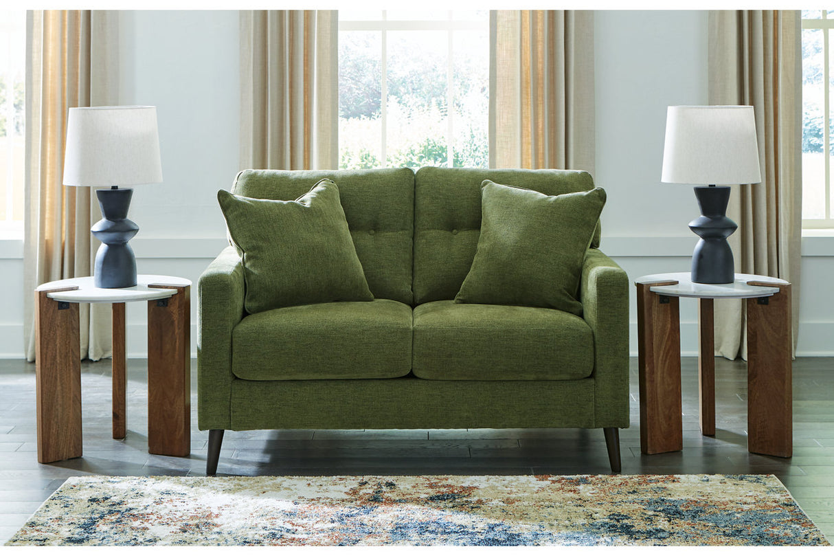 Bixler Olive Sofa, Loveseat and Chair -  Ashley - Luna Furniture