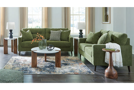Bixler Olive Living Room Set -  Ashley - Luna Furniture