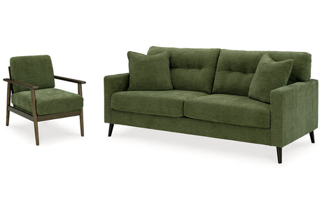 Bixler Olive Sofa and Chair -  Ashley - Luna Furniture