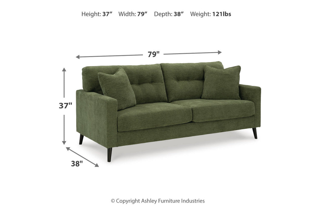 Bixler Olive Sofa, Loveseat and Chair -  Ashley - Luna Furniture