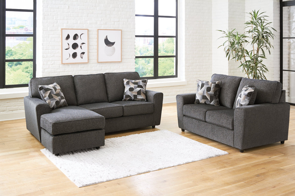 Cascilla Slate Sofa Chaise and Loveseat -  Ashley - Luna Furniture