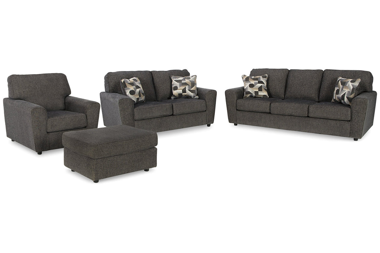 Cascilla Slate Sofa, Loveseat, Chair and Ottoman from Ashley - Luna Furniture