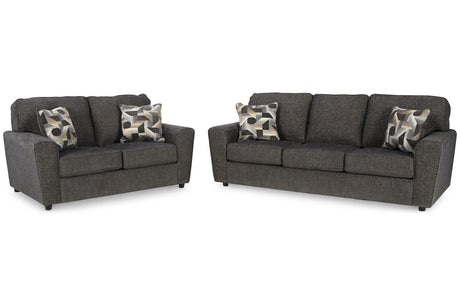 Cascilla Slate Sofa and Loveseat -  Ashley - Luna Furniture