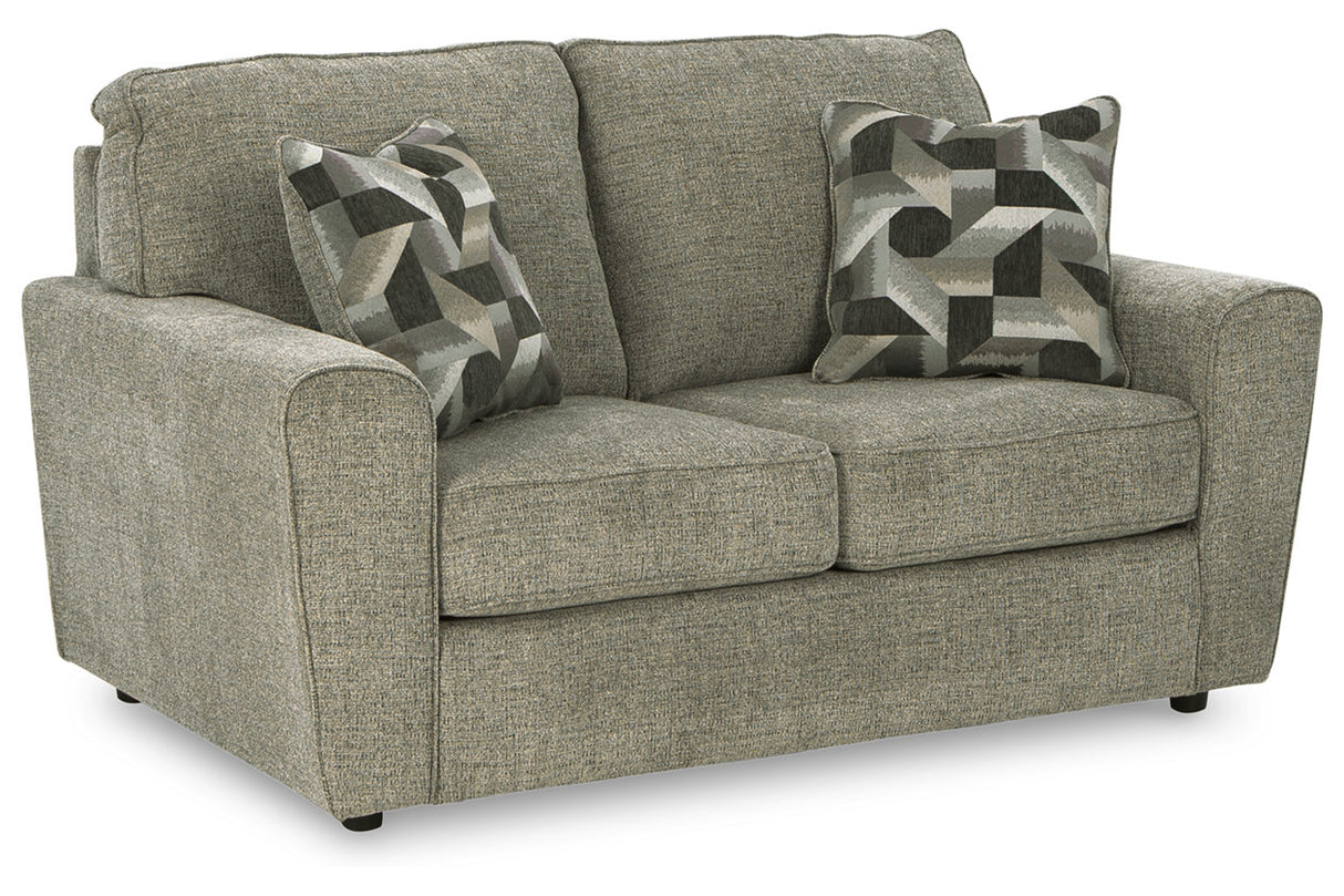 Cascilla Pewter Sofa and Loveseat from Ashley - Luna Furniture